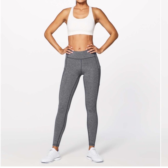 Lululemon Speed Up Tight *28" Heathered Black Luxtreme First Release size 4 - Picture 2 of 12